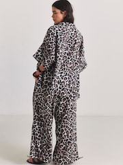 Simply Be Black Leopard Beach Coord - Image 2 of 4