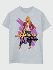 Brands In Grey Disney Hannah Montana World Tour Boyfriend Fit T-Shirt - Image 3 of 5
