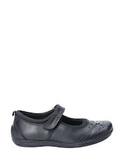 Hush Puppies Black Amber Senior School Shoes - Image 1 of 5