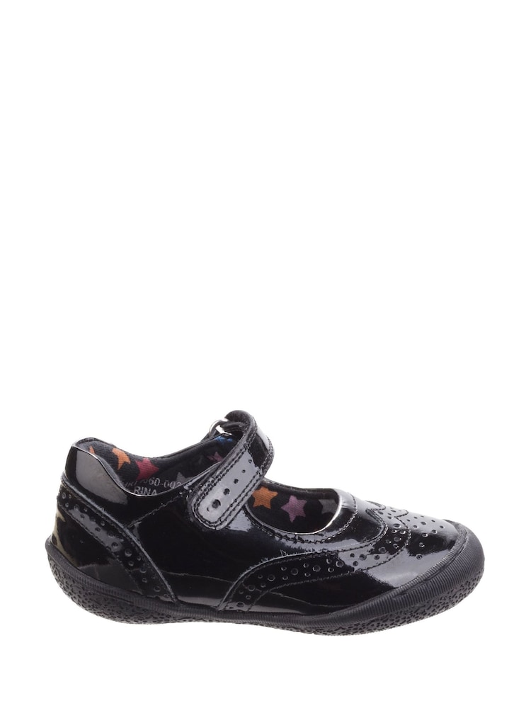 Hush Puppies Black Rina Infant Patent School Shoes - Image 1 of 5 Hush Puppies Black Rina Infant Patent School Shoes - Image 1 of 5