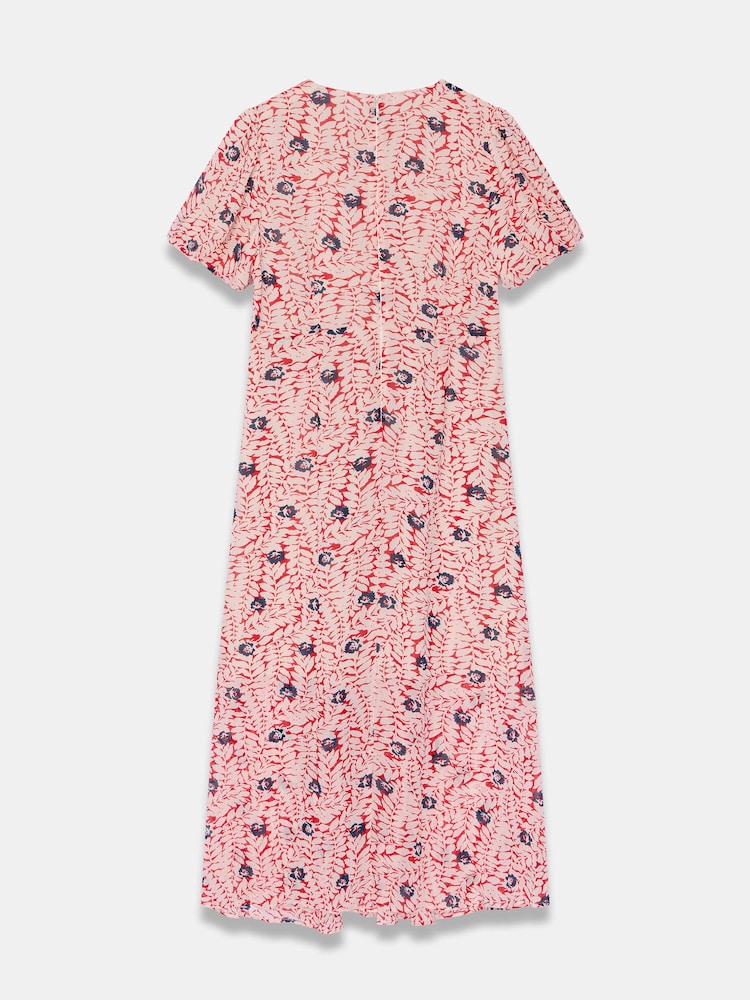 Mint Velvet Red Printed Maxi Dress - Image 8 of 8 Mint Velvet Red Printed Maxi Dress - Image 8 of 8