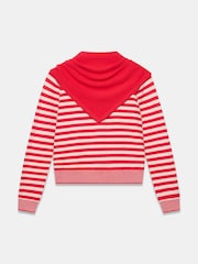 Mint Velvet Red Striped Scarf Detail Cardigan - Image 8 of 8