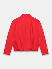 Mint Velvet Red Funnel Neck Bomber Jacket - Image 7 of 7