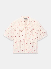 Mint Velvet Red Polka Dot Blouse - Image 6 of 7