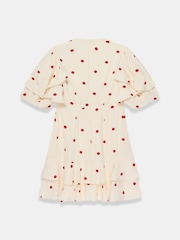 Mint Velvet Red Polka Dot Mini Dress - Image 8 of 8