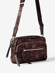 Mint Velvet Brown Edie Leopard Print Cross-Body Bag - Image 5 of 6