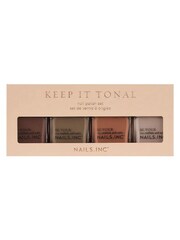 NAILS INC Nail Polish Quad Set Keep It Tonal - (Worth £44) - Image 1 of 5
