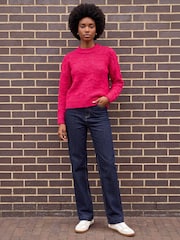 Roman Pink Pointelle Stitch Knit Jumper - Image 3 of 4