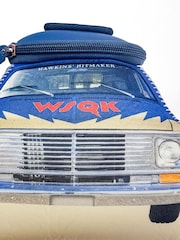 Peers Hardy Blue Stranger Things WSQK Radio Van Toiletry Bag - Image 4 of 5