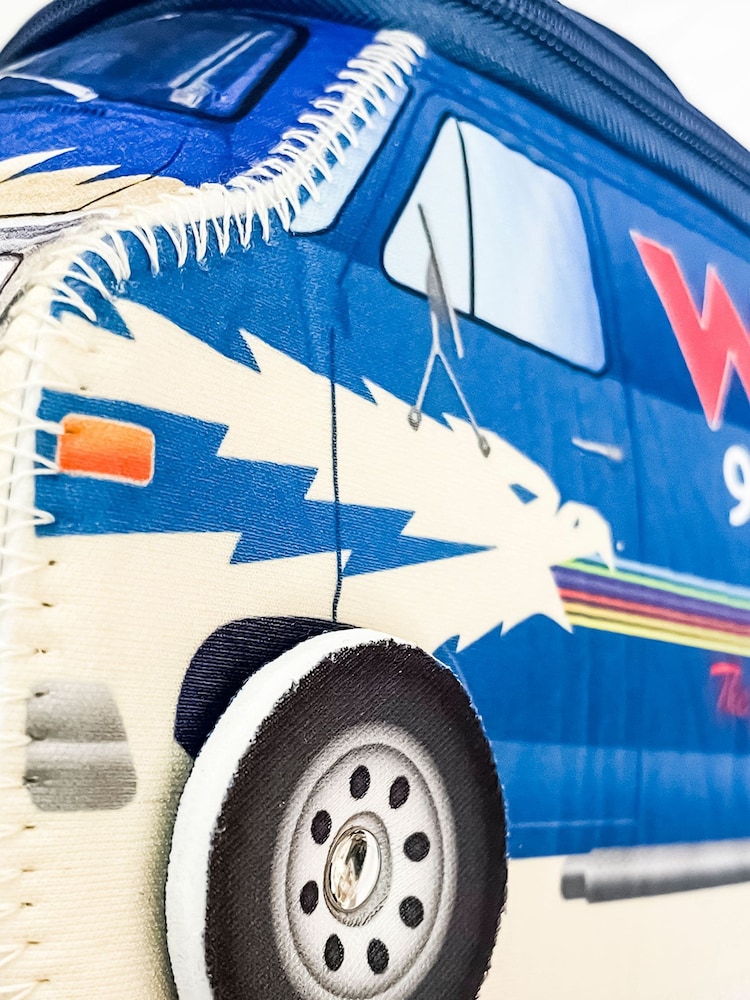 Peers Hardy Blue Stranger Things WSQK Radio Van Toiletry Bag - Image 5 of 5