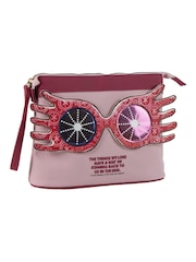Peers Hardy Pink Harry Potter Luna Love Good Faux Leather Toiletry Bag - Image 1 of 5