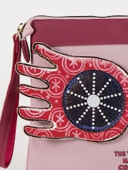 Peers Hardy Pink Harry Potter Luna Love Good Faux Leather Toiletry Bag - Image 4 of 5