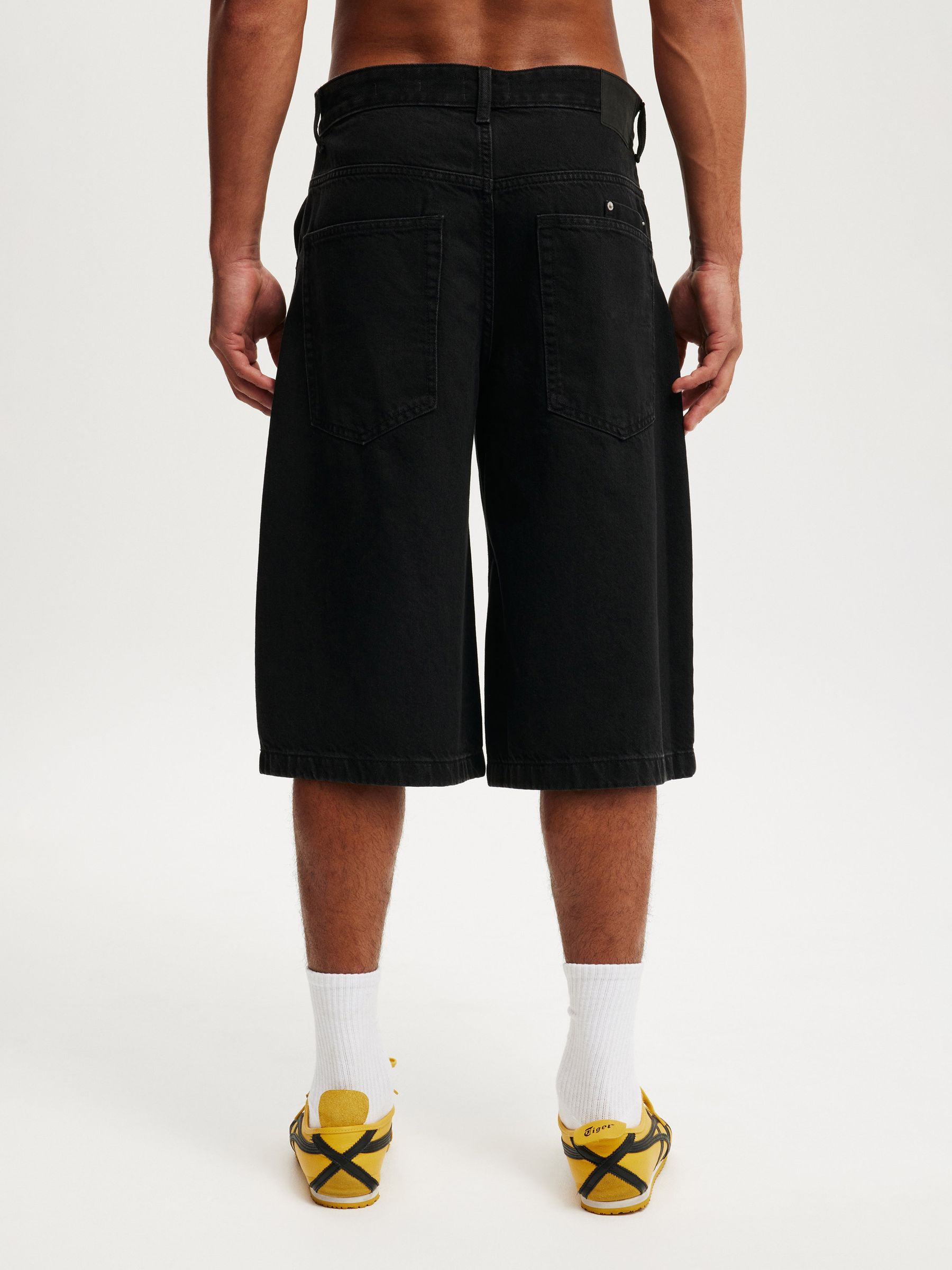 Buy Cotton On Black Y2K Super Baggy Jort Shorts from Next USA