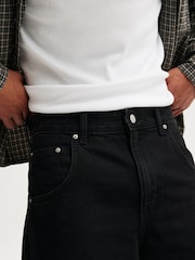 Cotton On Black Y2K Super Baggy Jort Shorts - Image 5 of 8