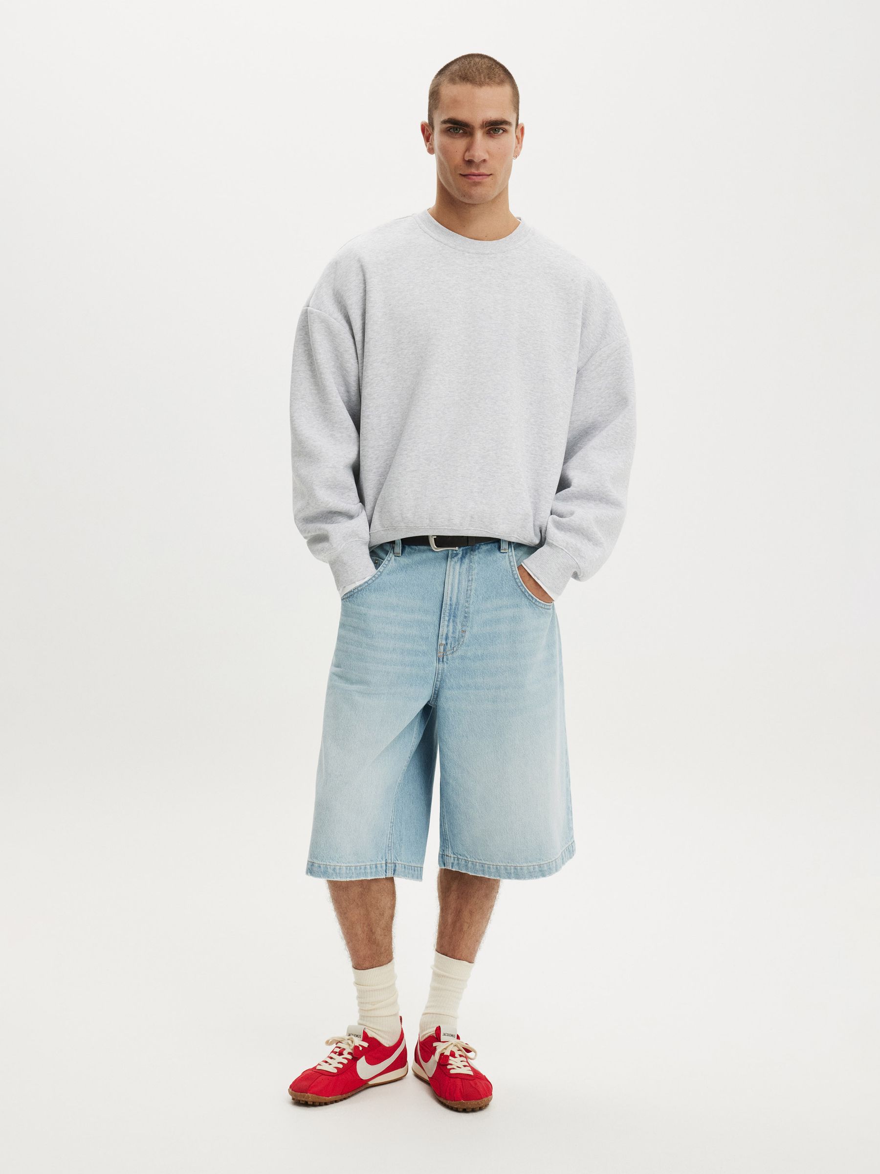 00s【BURBERRY】check/wide baggy jorts/Y2K◎ Buy Cotton On Blue Y2K Super Baggy Denim Shorts from Next USA
