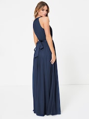 Anaya With Love Navy Blue Halter Maxi Dress - Image 2 of 4