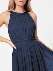 Anaya With Love Navy Blue Halter Maxi Dress - Image 3 of 4