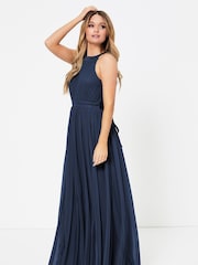 Anaya With Love Navy Blue Halter Maxi Dress - Image 4 of 4