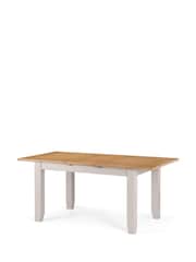 Julian Bowen Grey/Natural Oak Richmond Extending Dining Set with 4 Chairs - Image 4 of 5