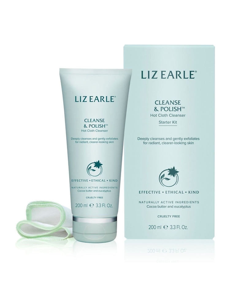 Liz Earle Cleanse & Polish™ Hot Cloth Cleanser 200ml Tube Starter Pack - Image 2 of 3