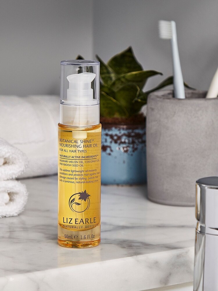 Liz Earle Botanical Shine™ Nourishing Hair Oil 50ml - Image 2 of 4