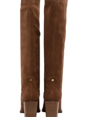Ravel Brown Leather Pull On Knee High Boot - Image 4 of 4