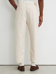 Reiss White Freddie Barrel-Leg Jeans - Image 5 of 7
