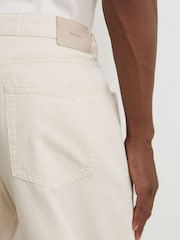 Reiss White Freddie Barrel-Leg Jeans - Image 6 of 7