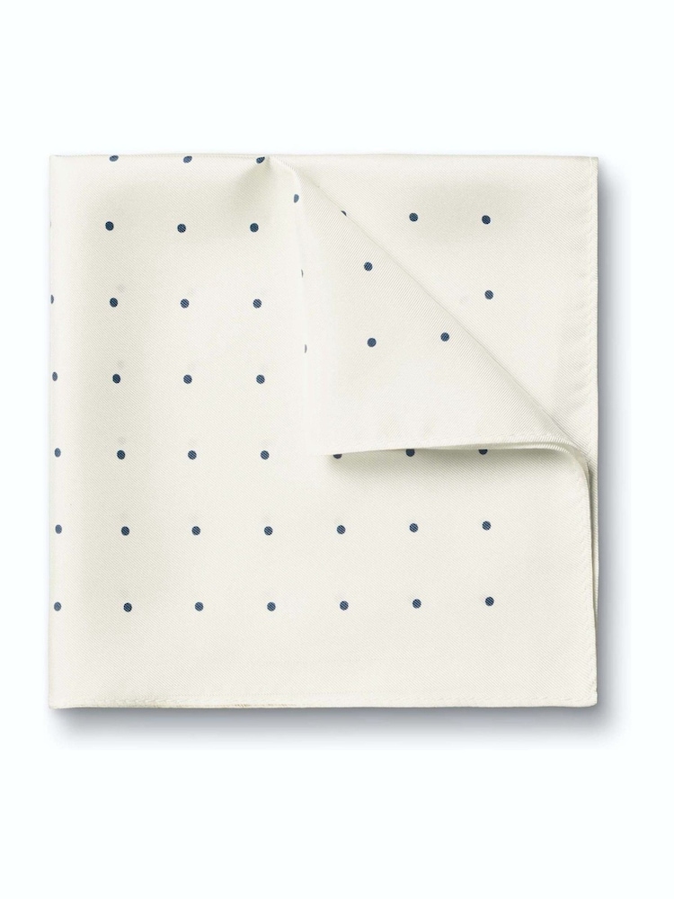 Marfil - Pañuelo de bolsillo de seda con estampado de cachemira de Charles Tyrwhitt - Imagen 1 de 3 Marfil - Pañuelo de bolsillo de seda con estampado de cachemira de Charles Tyrwhitt - Imagen 1 de 3