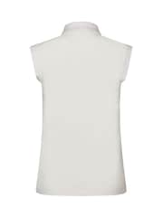 Golfino White Marissa Sleeveless Performance Golf Polo Shirt - Image 5 of 7