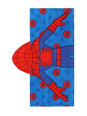 Spidey and his Amazing Friends Blue Hooded Towel (Wrap) Iconic Web - Image 3 of 5