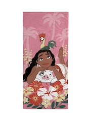Disney Pink Moana Delightful Days Standard Beach Towel - Image 4 of 5