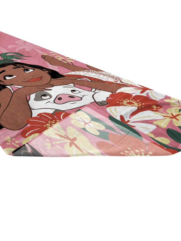 Disney Pink Moana Delightful Days Standard Beach Towel - Image 5 of 5 Disney Pink Moana Delightful Days Standard Beach Towel - Image 5 of 5