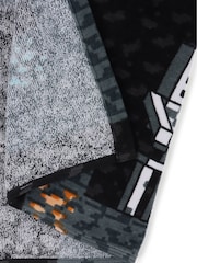 Minecraft Black Hooded Towel (Wrap) Beware, Game Over - Image 5 of 5