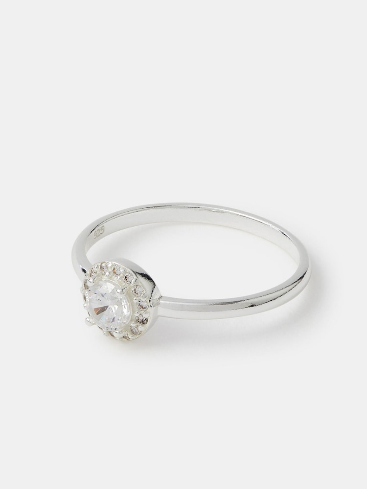 Accessorize Halo Stone Ring - Imagen 1 de 1