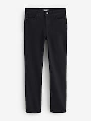 Paige Black Cindy 28" High Rise Straight Leg Black Shadow Wash Jeans - Image 1 of 1