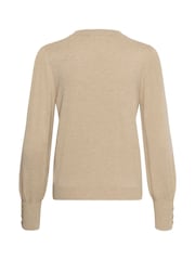 Kaffe Grey Lizza Round Neck Jumper - Image 7 of 7
