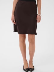 Kaffe Brown Hill Mid-Rise Pencil Skirt - Image 1 of 7