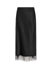 Kaffe Black Hilll Lace Midi Skirt - Image 6 of 7