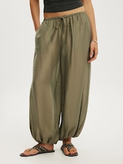 Cotton On Green Rio Balloon Trousers - Image 4 of 5