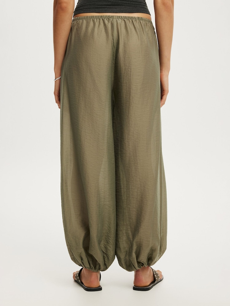 Cotton On Green Rio Balloon Trousers - Image 5 of 5 Cotton On Green Rio Balloon Trousers - Image 5 of 5