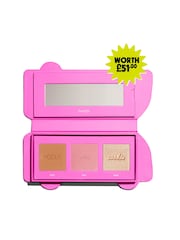 Benefit Beauty Bus Stop Hoola Bronzer Blusher & Highlighter Cheek Gift Palette( Worth £51) - Image 7 of 8