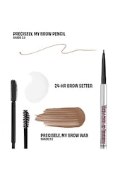Benefit 2.5 The Brow Booth Precisely My Brow Pencil Wax & Eyebrow Gel Trio (Worth Over £67) - Image 2 of 11