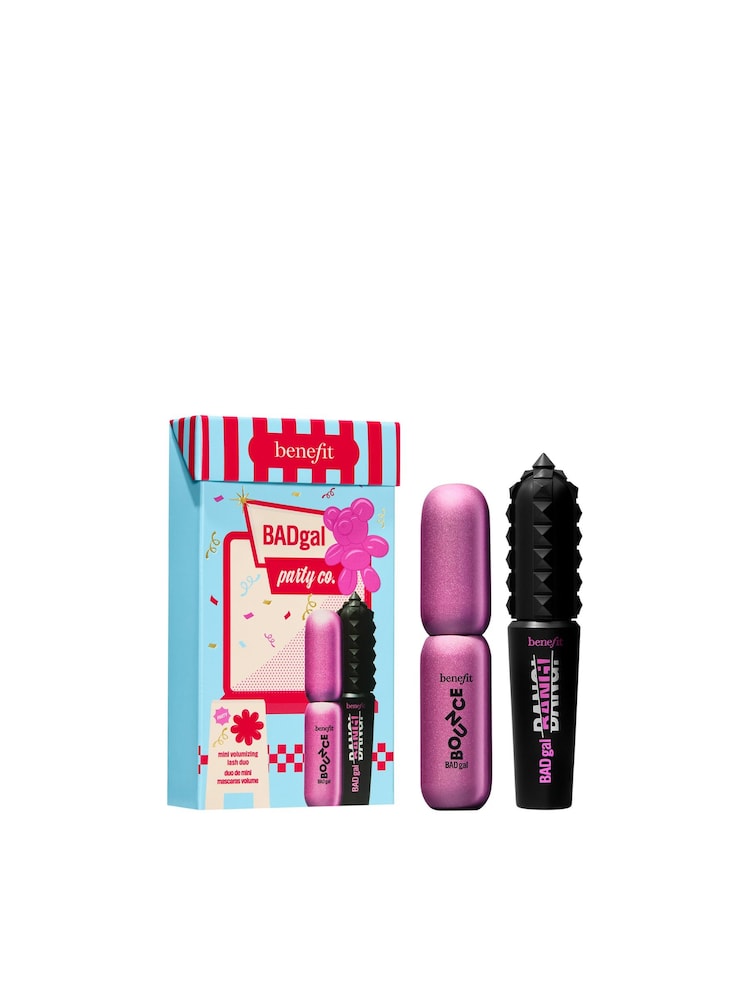 Benefit BADgal Party Co Volumising Mini Mascara Duo Stocking Filler (Worth £30) - Image 1 of 8 Benefit BADgal Party Co Volumising Mini Mascara Duo Stocking Filler (Worth £30) - Image 1 of 8