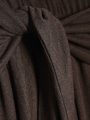 River Island Brown Tie Waist Trousers - Image 2 of 2