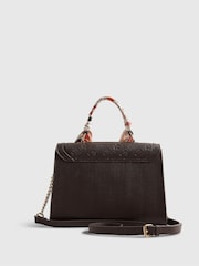 River Island Brown Medium Scarf Embossed Tote Bag - Image 4 of 6