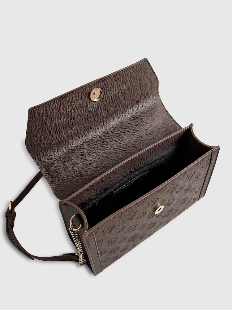 River Island Brown Medium Scarf Embossed Tote Bag - Image 6 of 6 River Island Brown Medium Scarf Embossed Tote Bag - Image 6 of 6