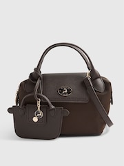 River Island Brown Mini Front Flap Cross Body Bag - Image 2 of 6