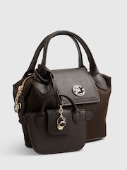 River Island Brown Mini Front Flap Cross Body Bag - Image 3 of 6