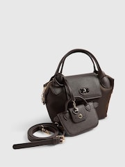 River Island Brown Mini Front Flap Cross Body Bag - Image 4 of 6